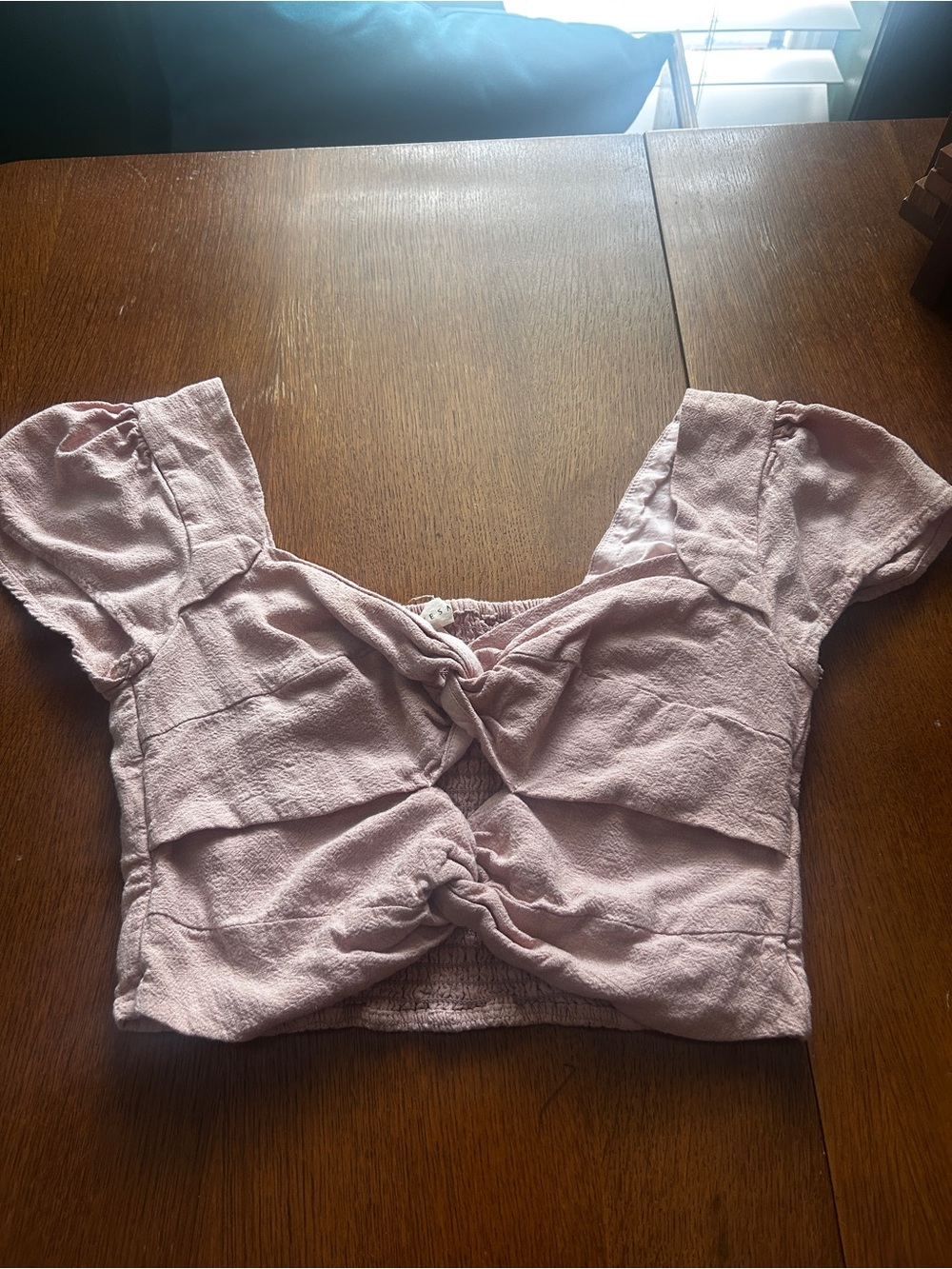Womens Pink Crop Top small